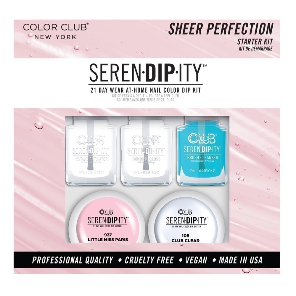 Color Club NY Serendipity 21-Day at Home Color Dip Starter Kit
